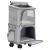 Carucior tip troller pentru transport animale, dublu cu 2 compartimente separate, maxim 22 kg, 55x34x26 cm, gri Household NewTrend
