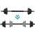 Set de greutati multifunctionale transformabil in gantere, kettlebell, haltera, total 19 kg Household NewTrend