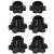 Set de greutati multifunctionale transformabil in gantere, kettlebell, haltera, total 19 kg Household NewTrend