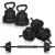 Set de greutati multifunctionale transformabil in gantere, kettlebell, haltera, total 40 kg Household NewTrend