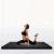 Saltea fitness groasa, dimensiune XXL, pentru antrenamente gimnastica, 240x120x5 cm, negru Household NewTrend
