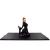 Saltea fitness groasa, dimensiune XXL, pentru antrenamente gimnastica, 240x120x5 cm, negru Household NewTrend
