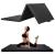 Saltea fitness groasa, dimensiune XXL, pentru antrenamente gimnastica, 240x120x5 cm, negru Household NewTrend