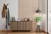 Cuier hol metalic 178 cm, 12 carlige, design minimalist, negru Household NewTrend