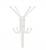 Cuier hol metalic 178 cm, 12 carlige, design minimalist, alb Household NewTrend