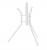 Cuier hol metalic 178 cm, 12 carlige, design minimalist, alb Household NewTrend