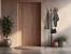 Cuier hol metalic 170 cm, design minimalist, negru Household NewTrend