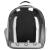 Rucsac transport animale talie mica-medie, maxim 12 kg, hublou panoramic transparent, buzunare laterale, gri Household NewTrend