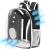 Rucsac transport animale talie mica-medie, maxim 12 kg, hublou panoramic transparent, buzunare laterale, gri Household NewTrend