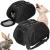 Geanta pentru transport animale mici, pentru caine si pisica, pliabila, curea de umar, 20x35x20 cm, negru Household NewTrend