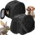 Geanta pentru transport animale mici-medii, pentru caine si pisica, pliabila, curea de umar, 25x45x37 cm, negru Household NewTrend