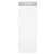 Perie WC cu rezervor detasabil si capac, din metal si bambus, 40 cm, alb Household NewTrend