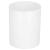 Perie WC cu rezervor detasabil si capac, din metal si bambus, 40 cm, alb Household NewTrend