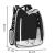 Rucsac transport animale talie mica-medie, maxim 12 kg, hublou panoramic transparent, buzunare laterale, negru Household NewTrend