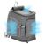 Rucsac transport animale talie mica-medie, maxim 12 kg, buzunare laterale, 39x28x27 cm, gri Household NewTrend