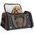 Geanta pentru transport animale mici-medii, pentru caine si pisica, pliabila, 24x48x33 cm, gri Household NewTrend