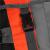 Rucsac tactic militar pentru drumetie, cu husa de ploaie, 70 litri, 25 kg, 68x35x20 cm, gri portocaliu Household NewTrend