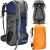 Rucsac tactic militar pentru drumetie, cu husa de ploaie, 90 litri, 25 kg, 74x32x20 cm, gri albastru Household NewTrend