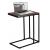 Masuta de cafea, cu cadru de otel, stil industrial, 30x48x59 cm, maro rustic Household NewTrend