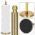 Suport hartie igienica tip tija, 52cm, auriu lucios Household NewTrend