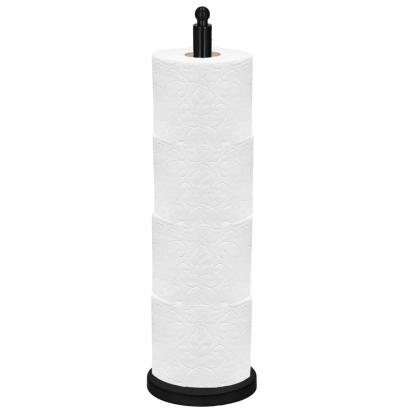 Suport hartie igienica tip tija, 52cm, negru mat Household NewTrend