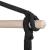 Hamac tip leagan suspendat pentru casa sau gradina, cu perne, 130x100cm, 150kg, gri inchis Household NewTrend