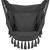 Hamac tip leagan suspendat pentru casa sau gradina, cu perne, 130x100cm, 150kg, gri inchis Household NewTrend
