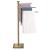 Suport cuier pentru prosoape cu 3 brate, inaltime 86cm, auriu lucios Household NewTrend