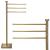 Suport cuier pentru prosoape cu 3 brate, inaltime 86cm, auriu lucios Household NewTrend