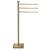 Suport cuier pentru prosoape cu 3 brate, inaltime 86cm, auriu lucios Household NewTrend