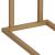 Suport metalic de baie pentru prosoape, cu 2 standuri, 86 cm, auriu mat Household NewTrend