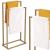 Suport metalic de baie pentru prosoape, cu 2 standuri, 86 cm, auriu mat Household NewTrend
