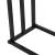 Suport metalic de baie pentru prosoape, cu 3 standuri, 84 cm, negru Household NewTrend