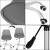Scaun de birou ergonomic, piele ecologica, 150kg, baza otel, gri Household NewTrend