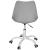 Scaun de birou ergonomic, piele ecologica, 150kg, baza otel, gri Household NewTrend