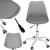 Scaun de birou ergonomic, piele ecologica, 150kg, baza otel, gri Household NewTrend