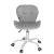 Scaun de birou ergonomic, tapitat cu catifea, 120kg, gri Household NewTrend