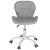 Scaun de birou ergonomic, tapitat cu catifea, 120kg, gri Household NewTrend