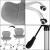 Scaun de birou ergonomic, tapitat cu catifea, 120kg, gri Household NewTrend