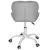 Scaun de birou ergonomic, tapitat cu catifea, 120kg, gri Household NewTrend