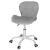 Scaun de birou ergonomic, tapitat cu catifea, 120kg, gri Household NewTrend
