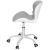 Scaun de birou ergonomic, tapitat cu piele ecologica, 120kg, alb gri Household NewTrend