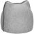 Patut pisici si caini, moale si pufos, antiderapant, perna detasabila, 38x36x36 cm, gri Household NewTrend