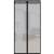 Plasa anti-insecte, cu inchidere magnetica, latime 100cm, inaltime 210cm, negru Household NewTrend