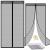 Plasa anti-insecte, cu inchidere magnetica, latime 100cm, inaltime 210cm, negru Household NewTrend