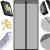 Plasa anti-insecte, cu inchidere magnetica, latime 100cm, inaltime 210cm, negru Household NewTrend