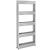 Sistem rafturi de depozitare cu roti pentru bucatarie sau baie cu 5 polite, 54x13x132cm, gri Household NewTrend