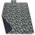 Patura pentru picnic sau plaja, cu folie izolatoare si maner, 200x200cm, negru floral Household NewTrend