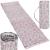 Saltea pentru plaja pliabila, din spuma, ultra-usoara, cu perna si maner de transport, 60x180cm, gri flamingo roz Household NewTrend