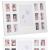 Kit amprenta mulaj manuta sau piciorus bebe si rama foto, 24x37cm, alb Household NewTrend